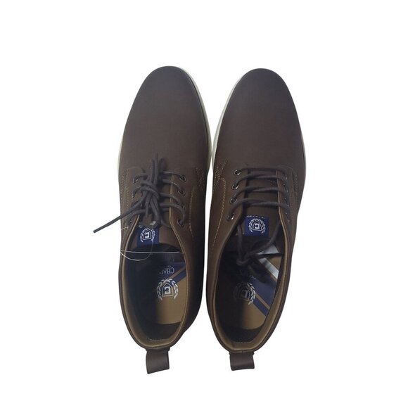 Men's Brown Lace Up Ankle Boots with Rubber Sole, Size 11.5 NWT. - Picture 4 of 6